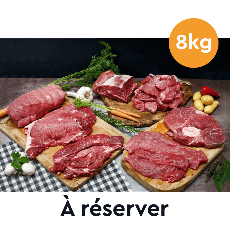 Colis Prestige de viande bovine (8kg) en réservation