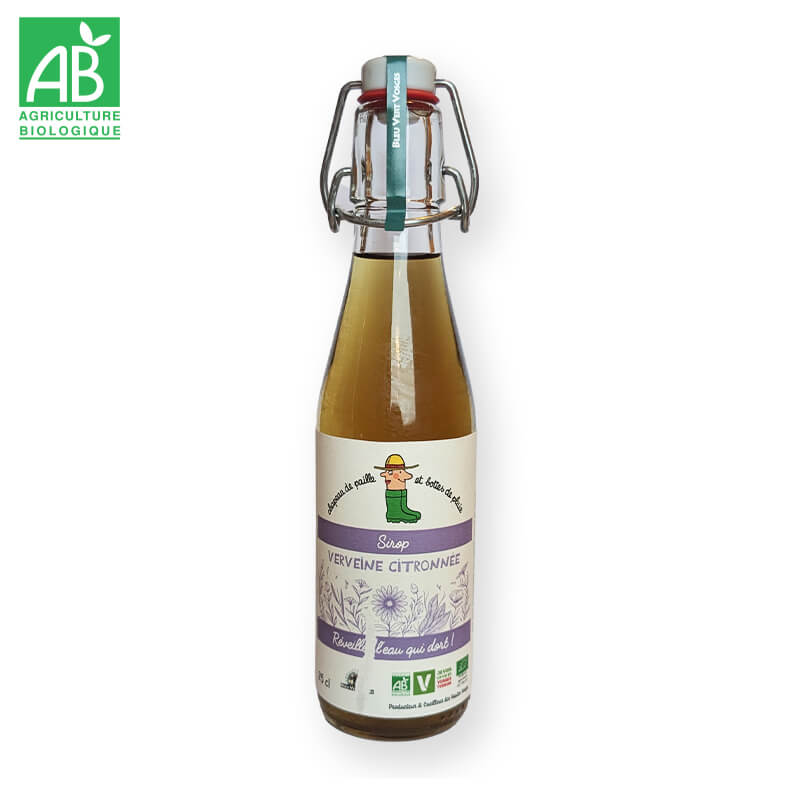 Sirop Fleur de Verveine citronnée bio