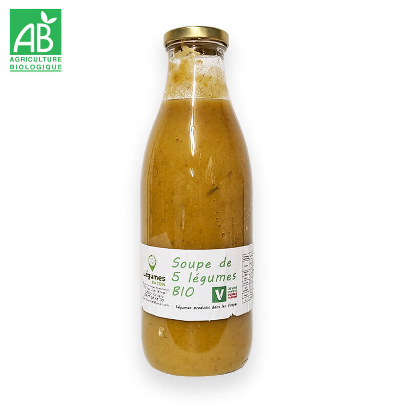 Soupe de 5 Légumes Bio