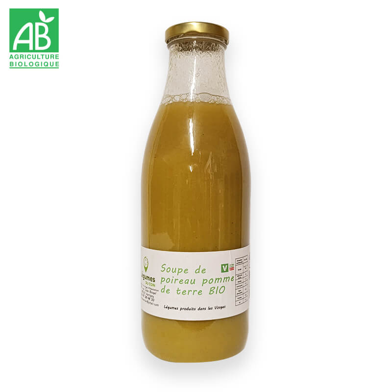 Soupe de Poireaux-Pommes de Terre Bio