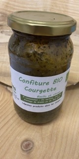 Confiture Courgettes Citron Basilic BIO