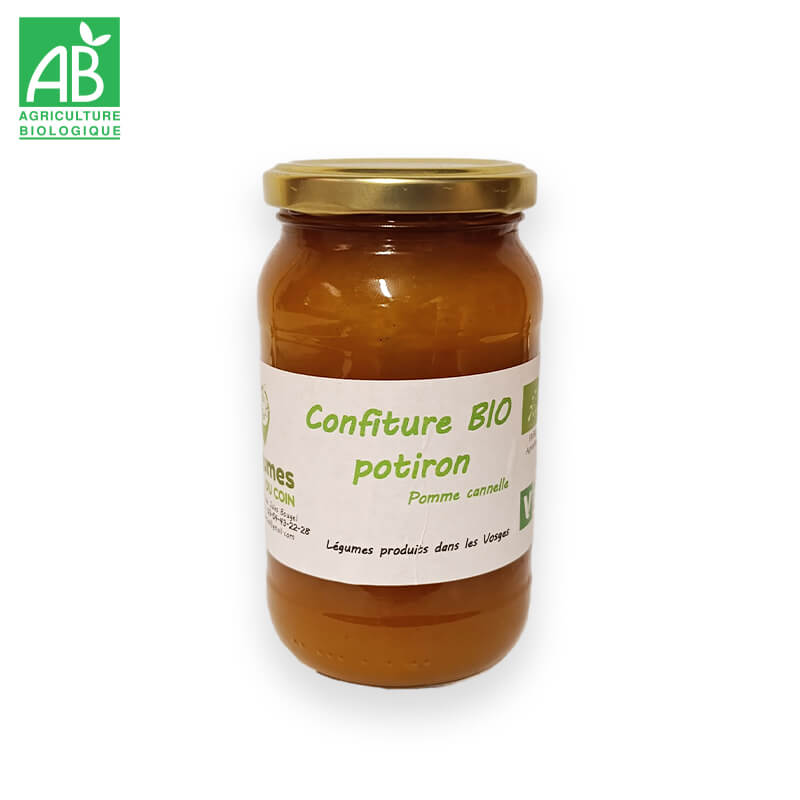 Confiture Potirron Pomme Canelle BIO