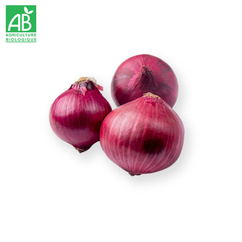 Oignons Rouges Bio 1kg