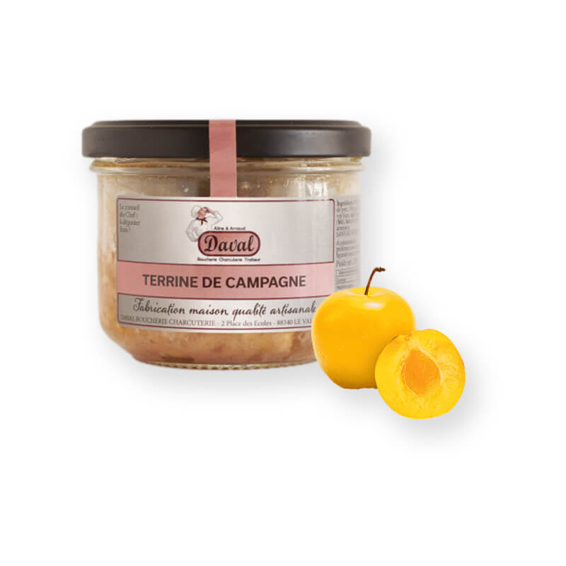 Terrine de Campagne Mirabelle en bocaux