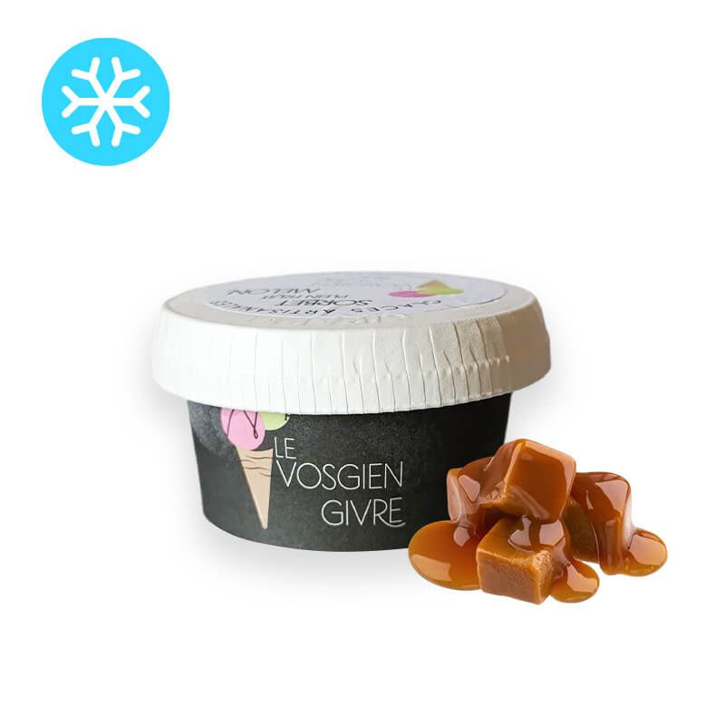 Crème glacé Caramel fleurs de sel