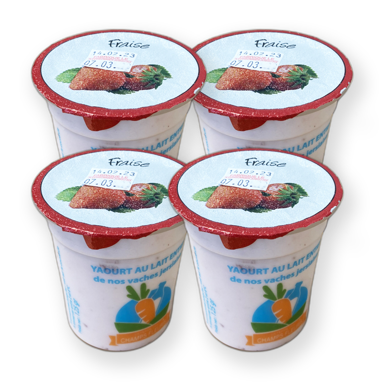 Yaourt brassé Fraise