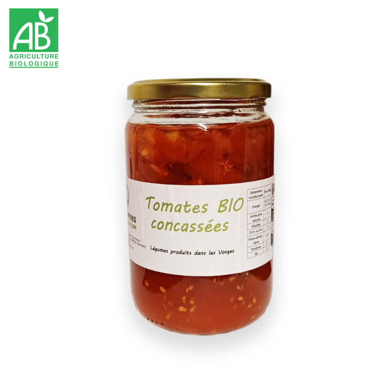 Tomates concassées au Naturel BIO