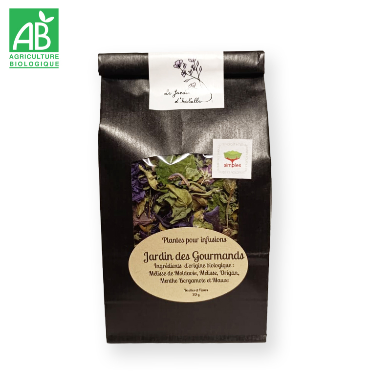 Infusion en mélange bio : Jardin des gourmands