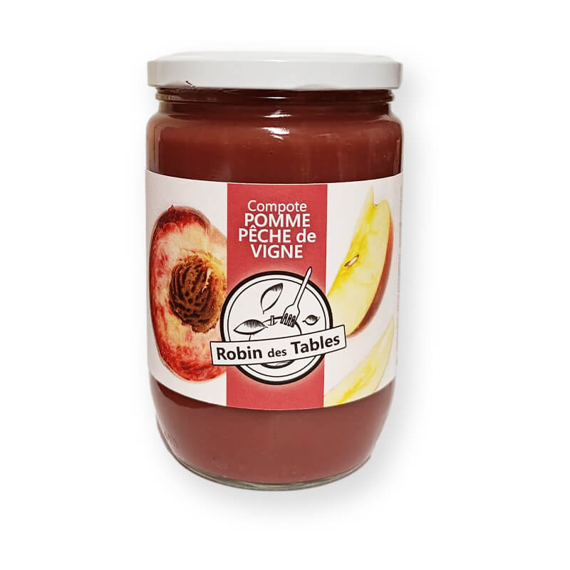 Compote de Pomme/Pêche de Vigne