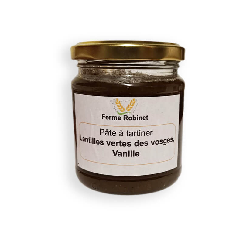 Pâte à tartiner Vanille - aux lentilles des Vosges