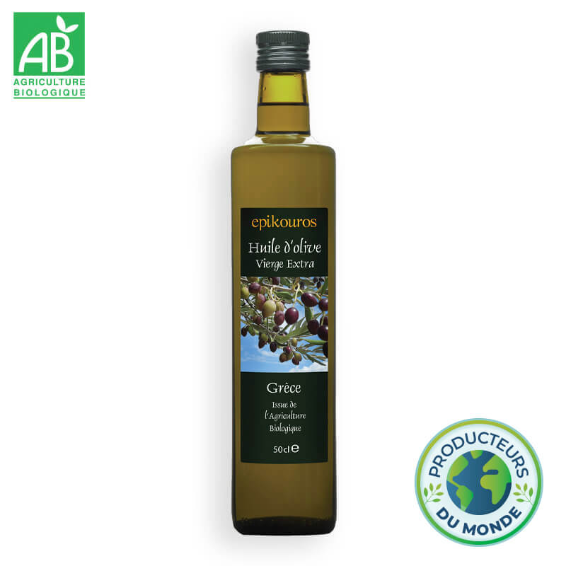 Huile d'Olive extra vierge Bio de Grèce