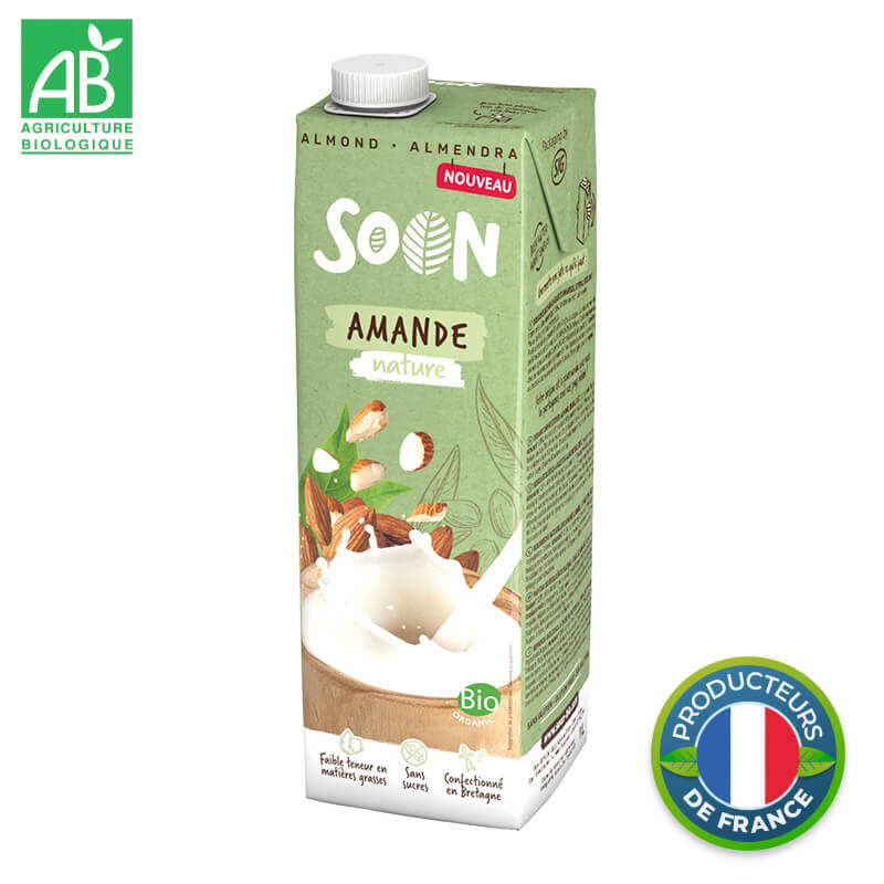 Boisson d'amande Bio 1L