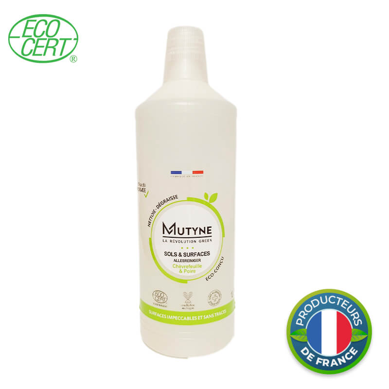 Nettoyant sol & surfaces 1L - chèvrefeuille et poire