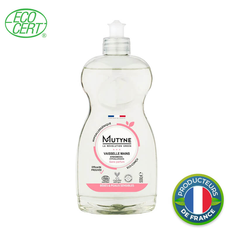 Liquide vaisselle main - hypoallergénique