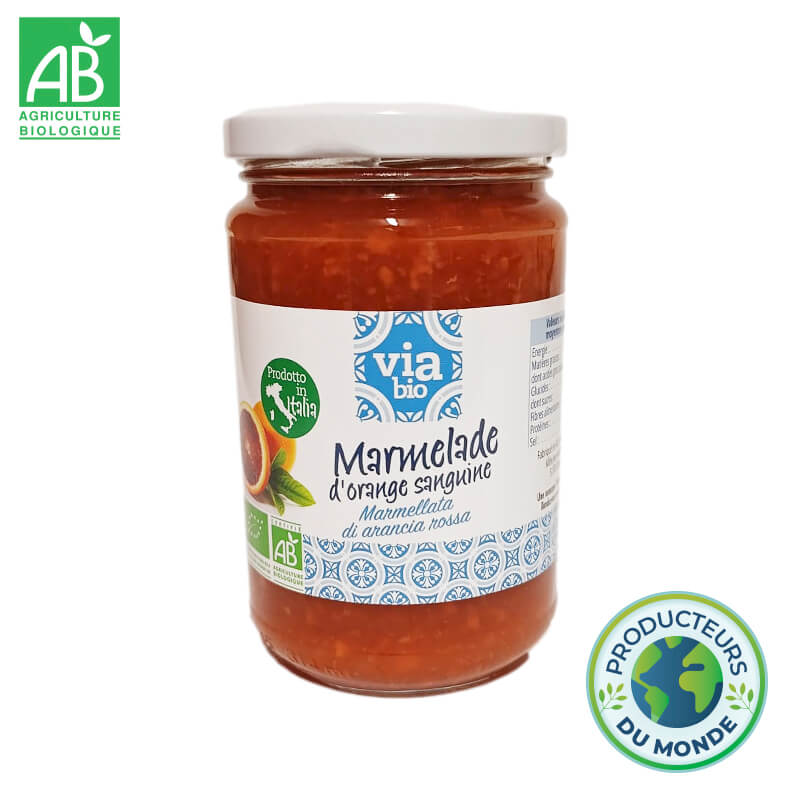 Marmelade Bio Orange sanguine de Sicile