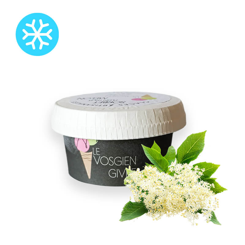 Crème glacée Fleurs de Sureau - 90ml