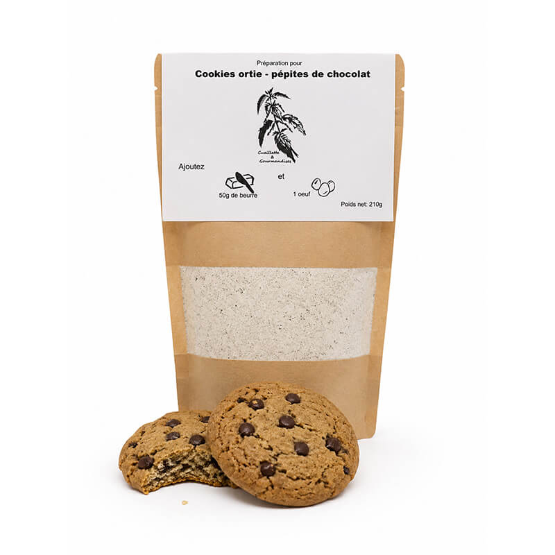Préparation pour Cookies pépites de chocolat & ortie