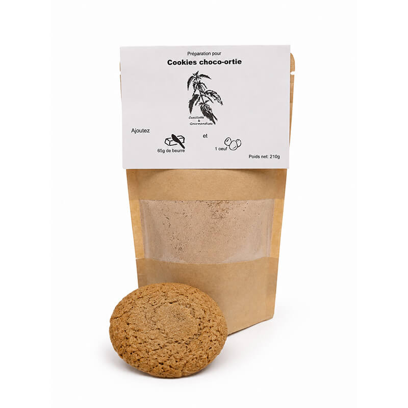Préparation pour Cookies chocolat & ortie