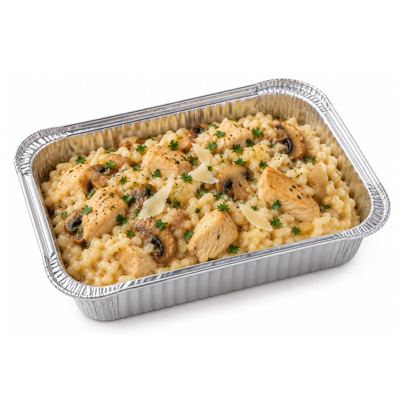 Risotto de poulet maison