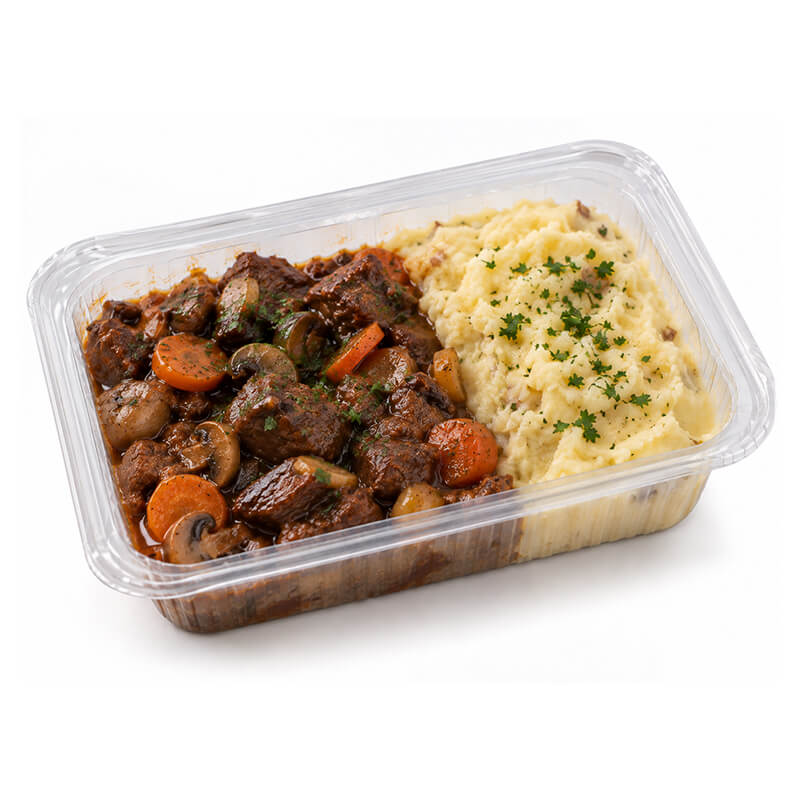 Boeuf bourguignon & Purée paysanne