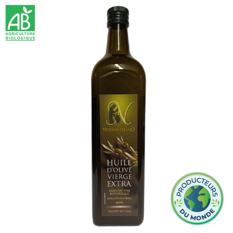 Huile d'Olive extra vierge Bio d'Italie