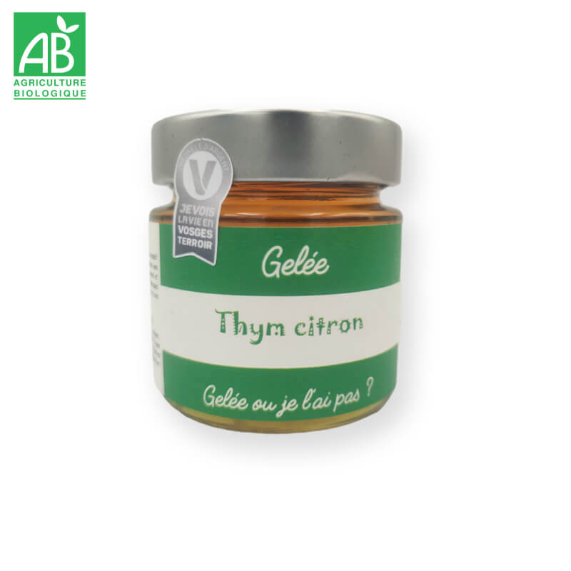 Gelée Thym citron bio