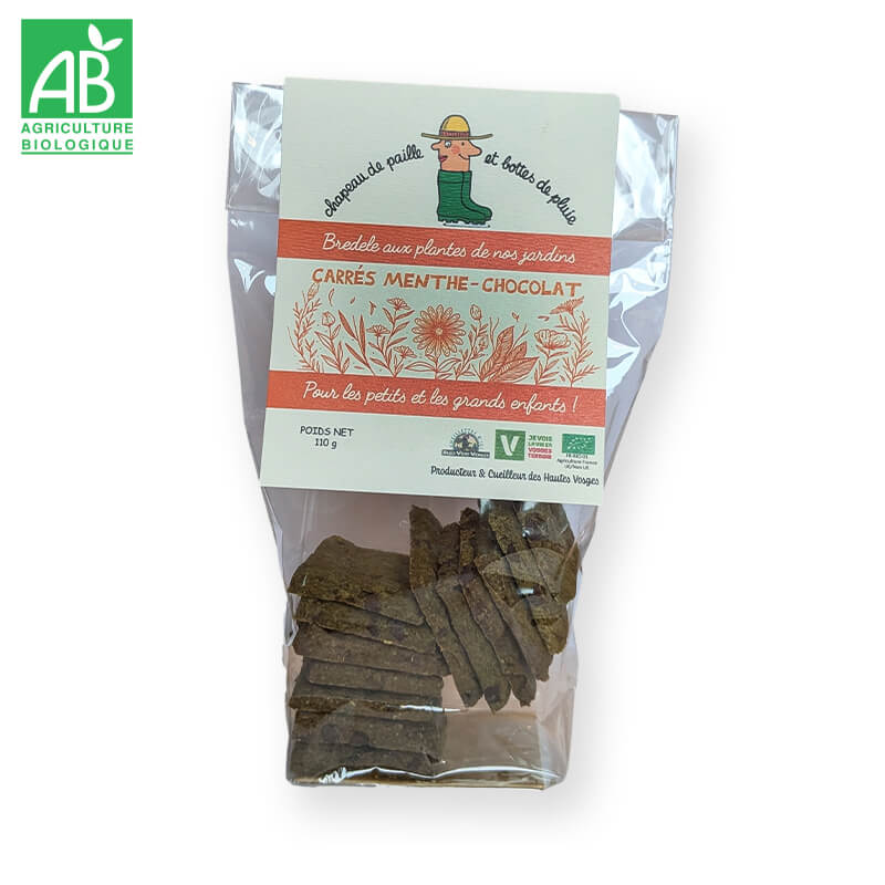 Biscuits Sablés Menthe/Chocolat Bio