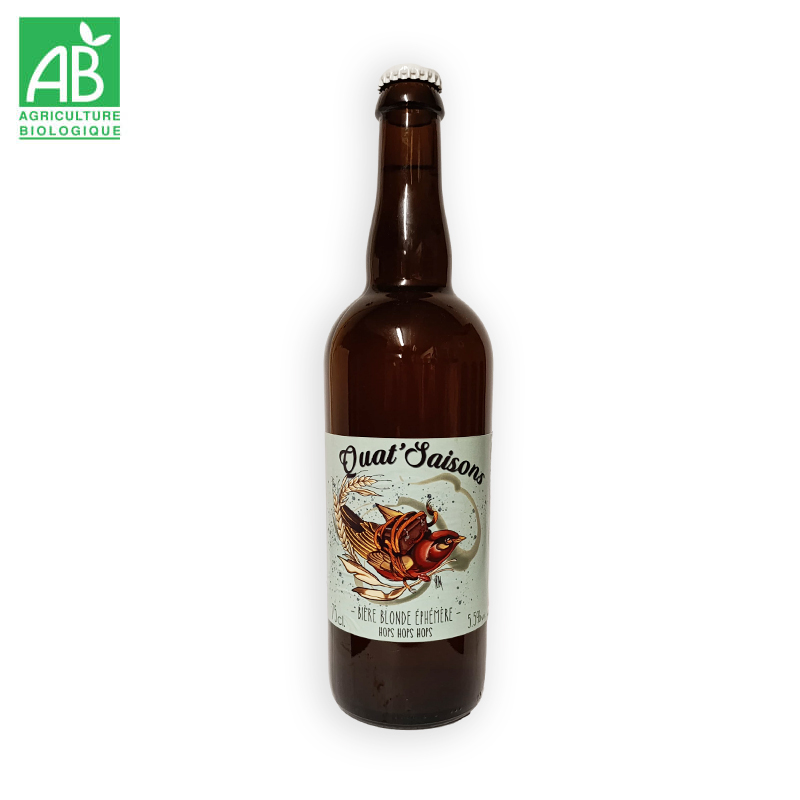 Bière Blonde Ephémère Quat'Saison bio