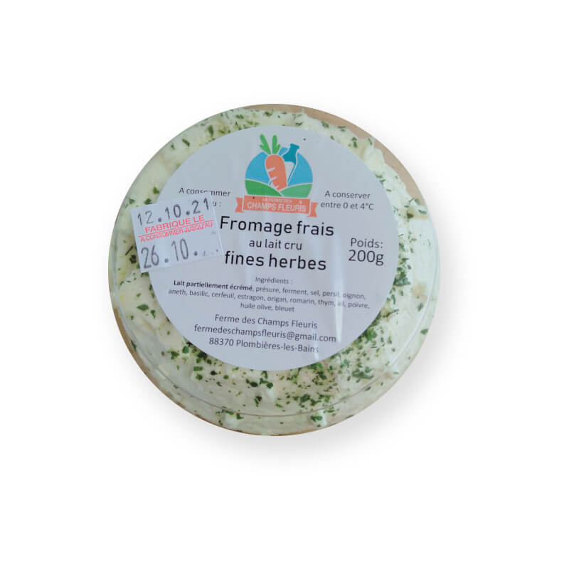 Fromage frais Ail et Fines herbes