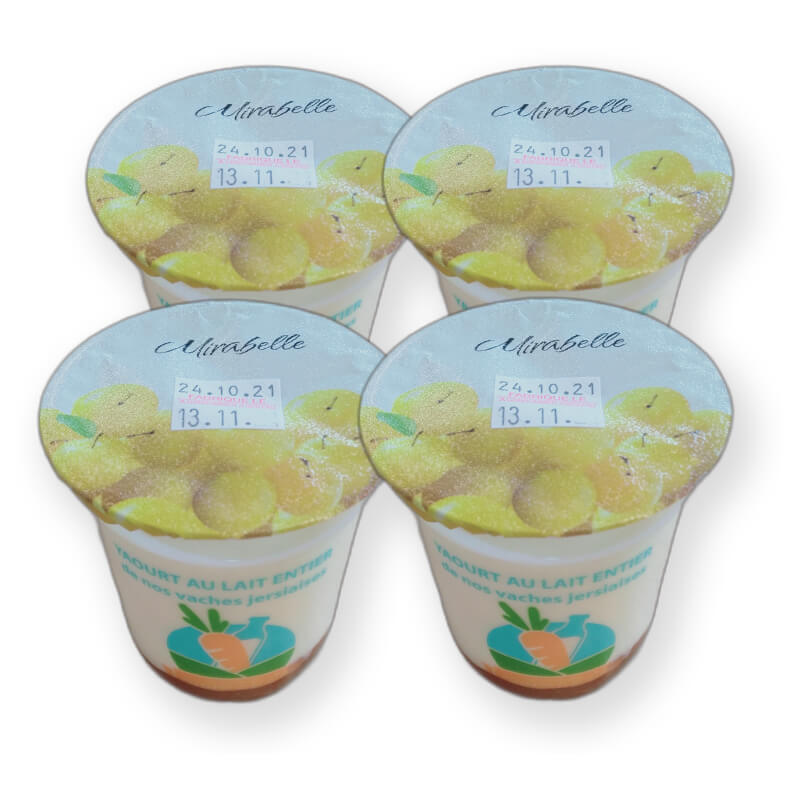 Yaourts au coulis Mirabelle x4