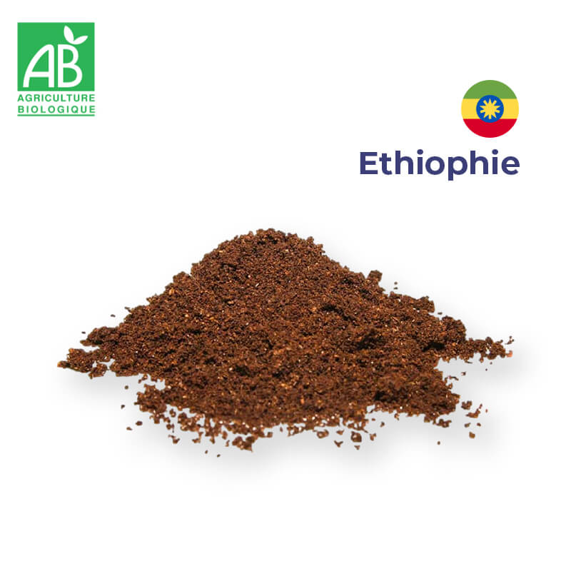 Café Ethiopie Moulu Bio