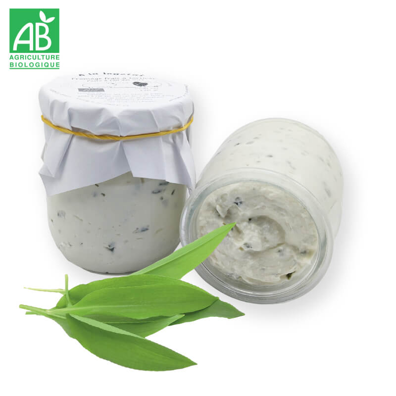 Fromage frais de brebis à tartiner Bio - pesto ail des ours