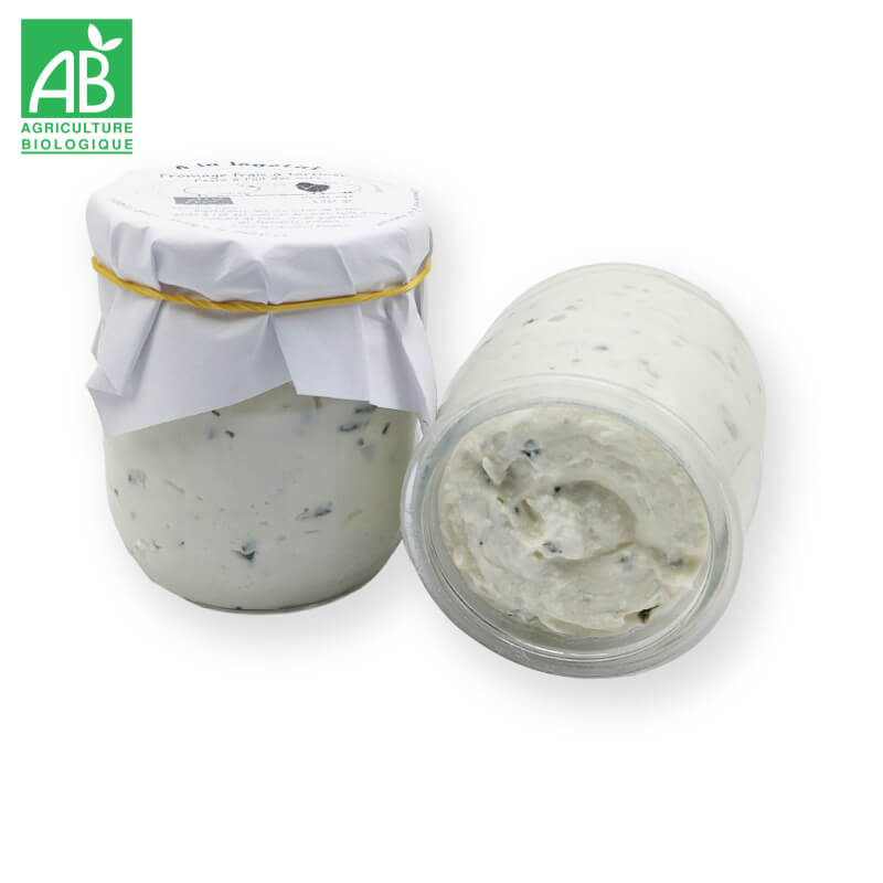 Fromage frais de brebis à tartiner Bio - pesto ail des ours