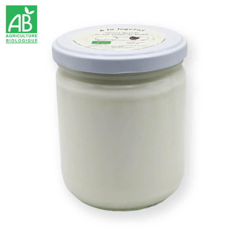 Yaourt fermier au lait entier de brebis Bio