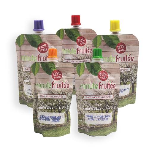 Gourdes de Compote mixte 5x100g