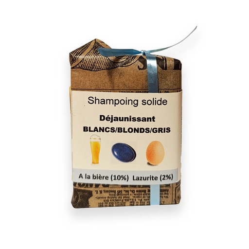 Shampoing Solide cheveux blancs/blonds