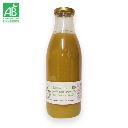 Soupe de Poireaux-Pommes de Terre Bio