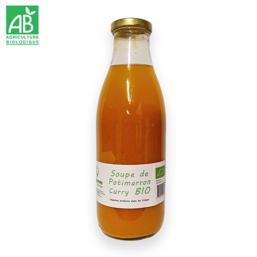 Soupe de Potimarron Curry BIO