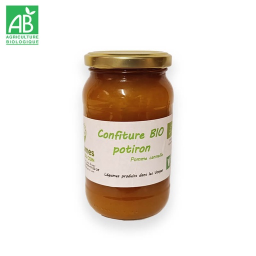 Confiture Potirron Pomme Canelle BIO