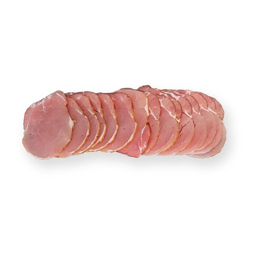 Filet de porc fumé en tranches