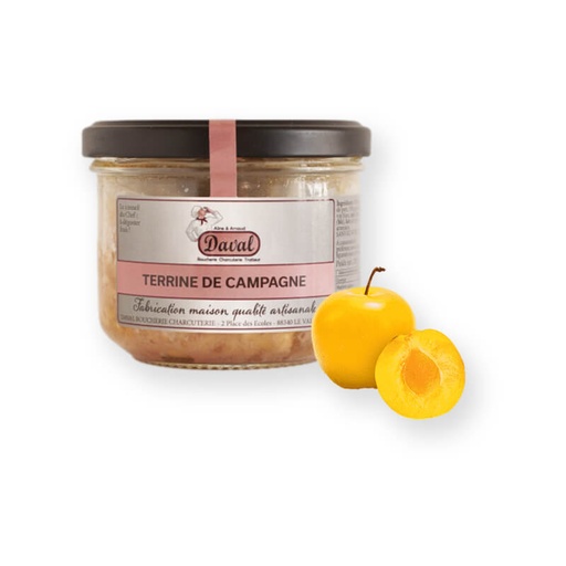 Terrine de Campagne Mirabelle en bocaux