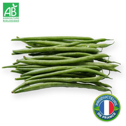Haricots verts plats Bio