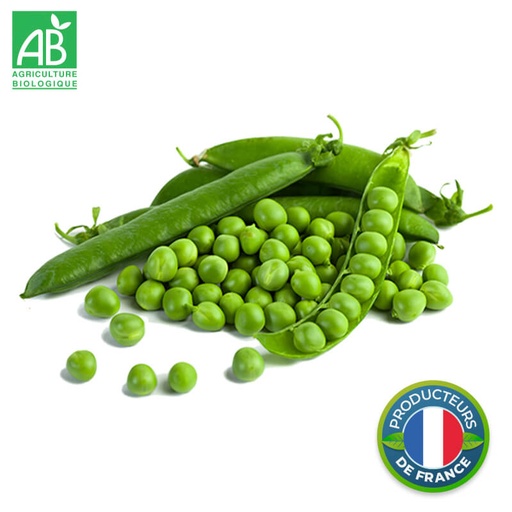 Petits Pois à écosser Bio