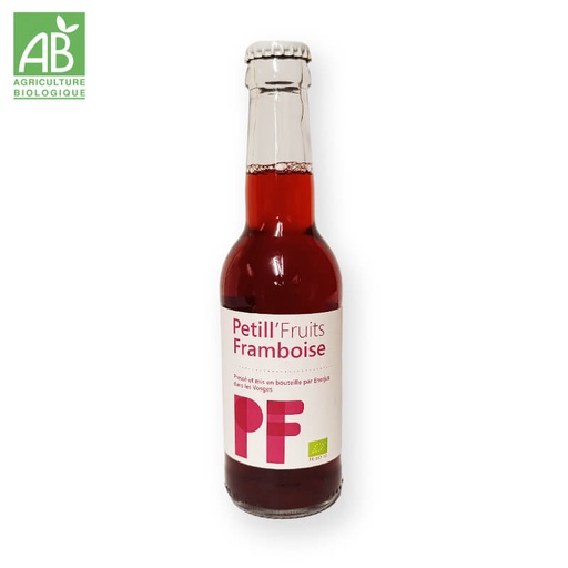 Jus pétillant Framboise Bio