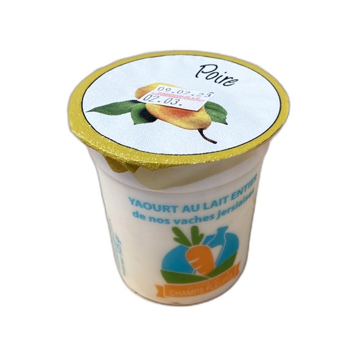 Yaourt brassé Poire