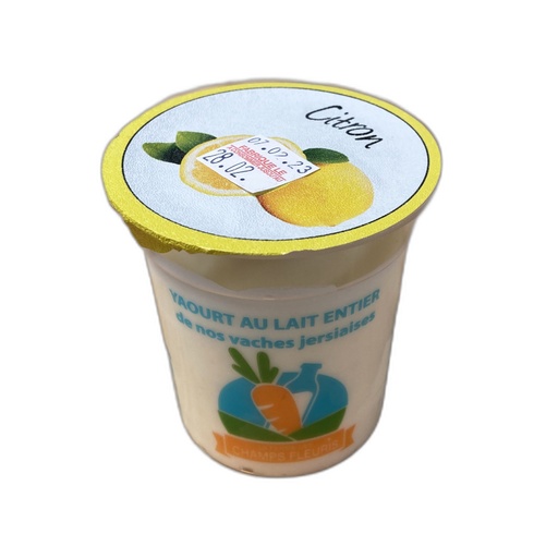 Yaourt brassé Citron