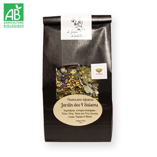 Infusion en mélange bio : Jardin des 4 saisons