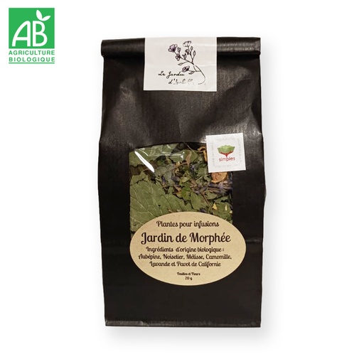 Infusion en mélange bio : Jardin de Morphée