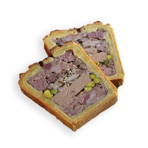 Pâté en croûte Pistache à la tranche