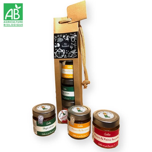 Coffret Gourmand Gelées de Fleurs Bio
